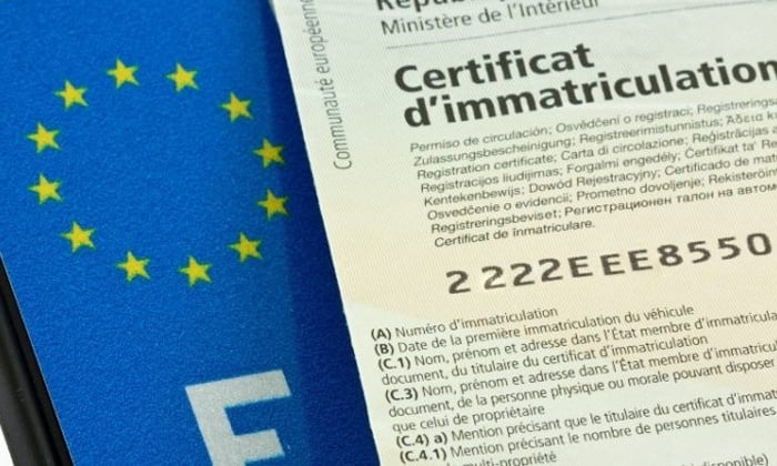 carte grise